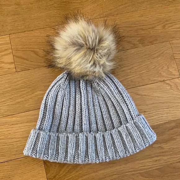 New J. Crew Ribbed Pom-Pom Beanie